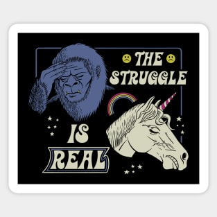 The Struggle is Real Sticker